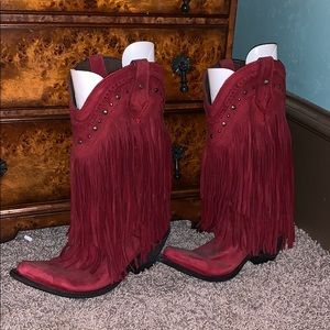 Liberty Black Fringe Boots